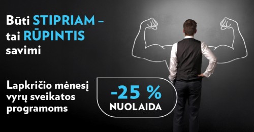 Vyrų sveikatos mėnuo!